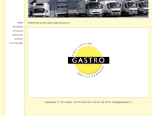 Tablet Screenshot of gastrokaese.ch